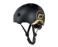 Scoot & Ride Highwaykick 1 Jeździk i hulajnoga 2w1 +kask XXS-S Black&Gold - 1028487 - zdjęcie 5
